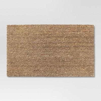 1'6"x2'6" Solid Doormat Beige - Room Essentials™