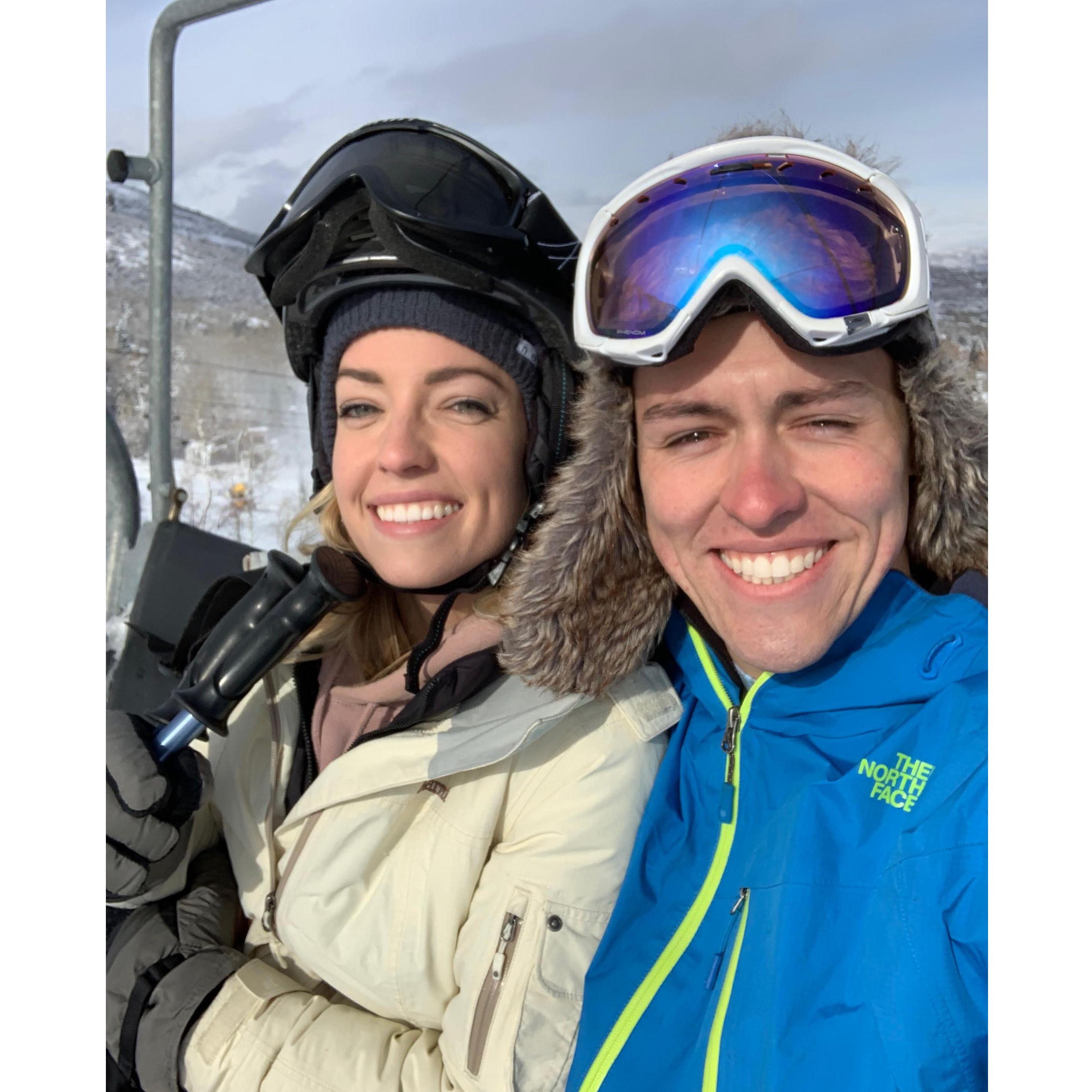 The day Chris taught me how to ski! Good news: I actually like skiing now and Chris wins for being the most patient person ever.