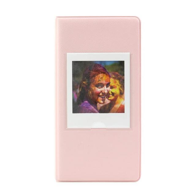 WOGOZAN 64 Pockets Fujifilm Instax Square Film Photo Album for Instax SQ1 SQ6 SQ10 SQ20 SP-3 Square Instant Film Camera (Pink)