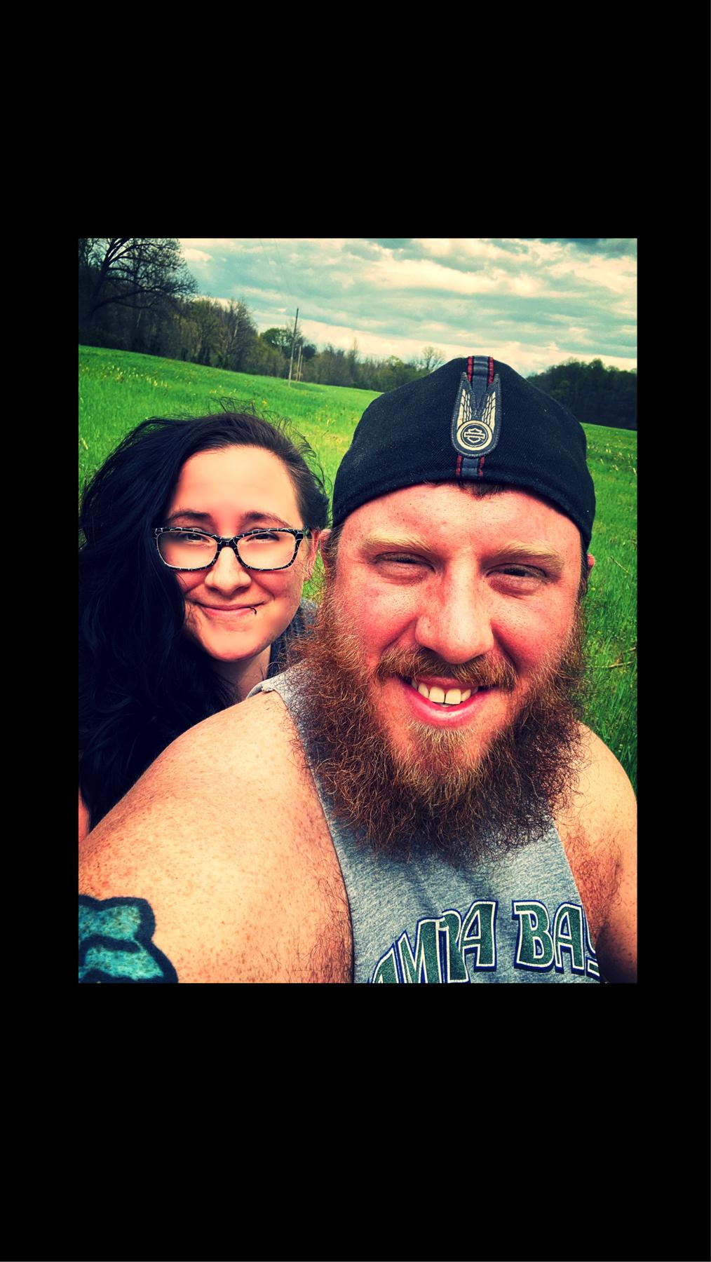 Our first adventure! A four wheeler ride through the creek!