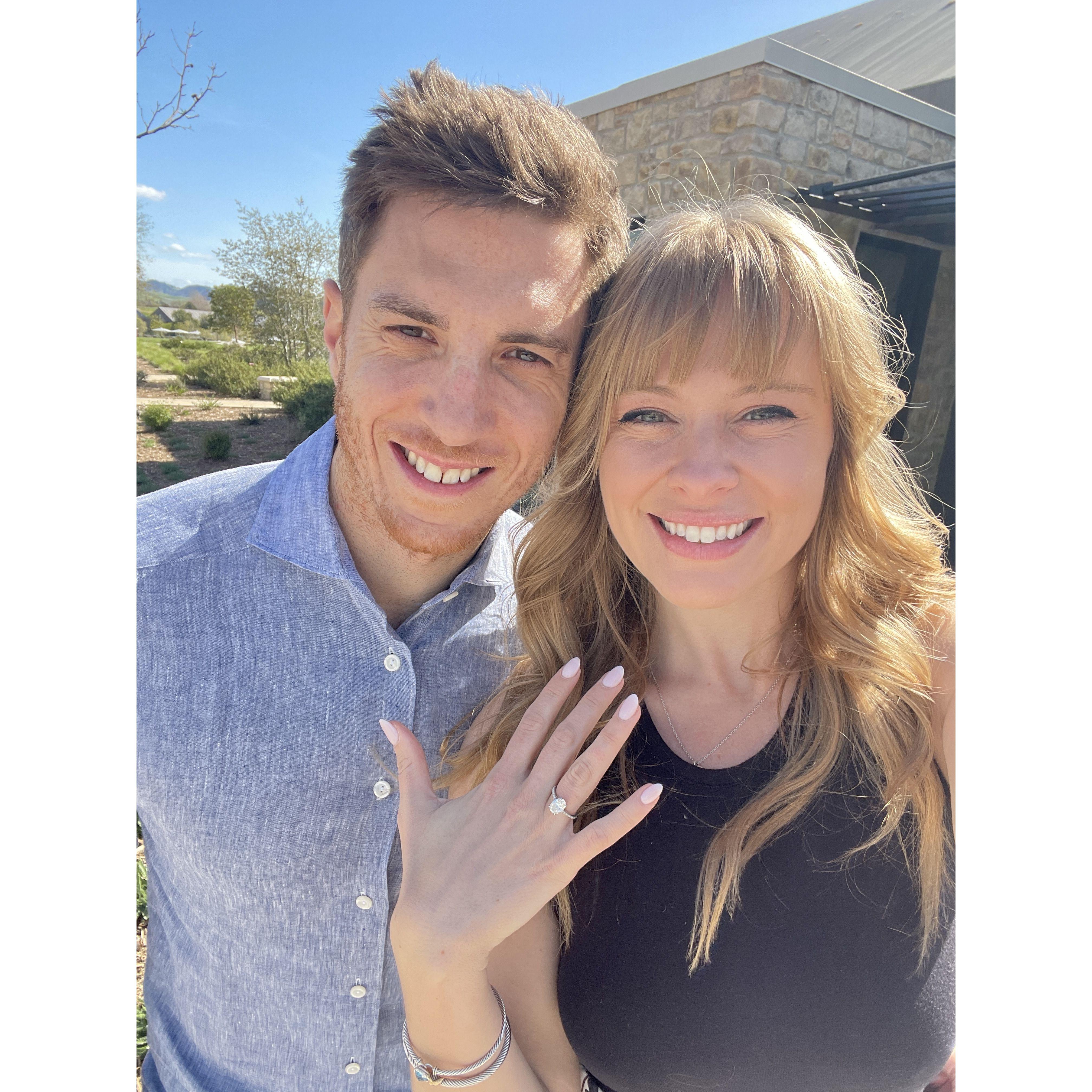 Our Engagement in Napa Valley, CA
