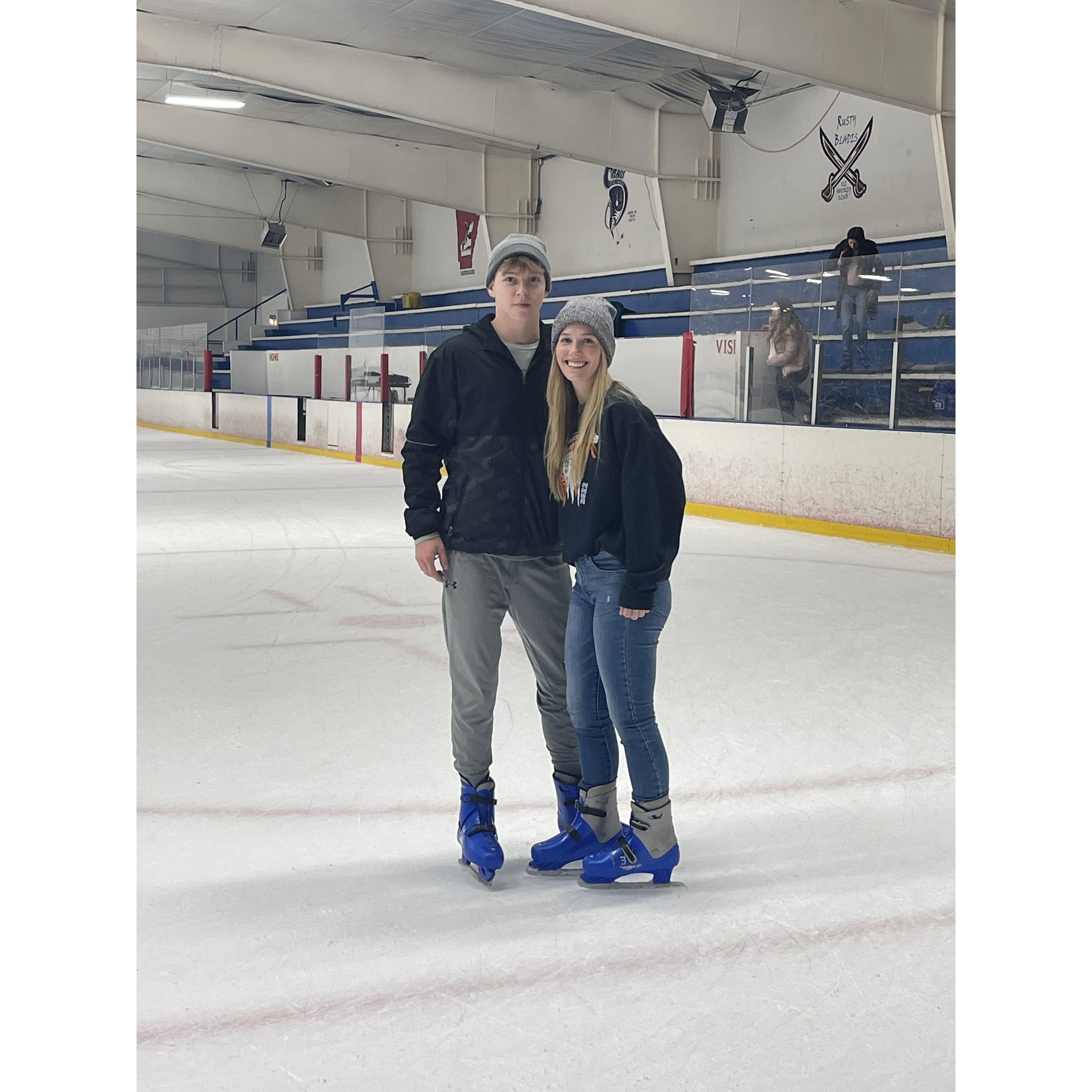 At the Ice Skating Rink