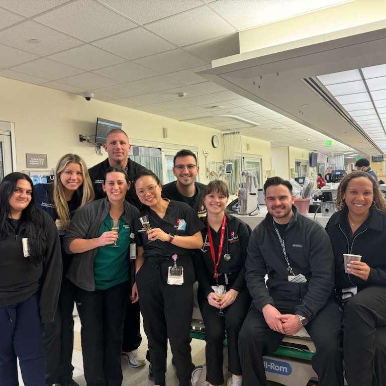 Work calls- Ringing in our first New Year's Eve :)