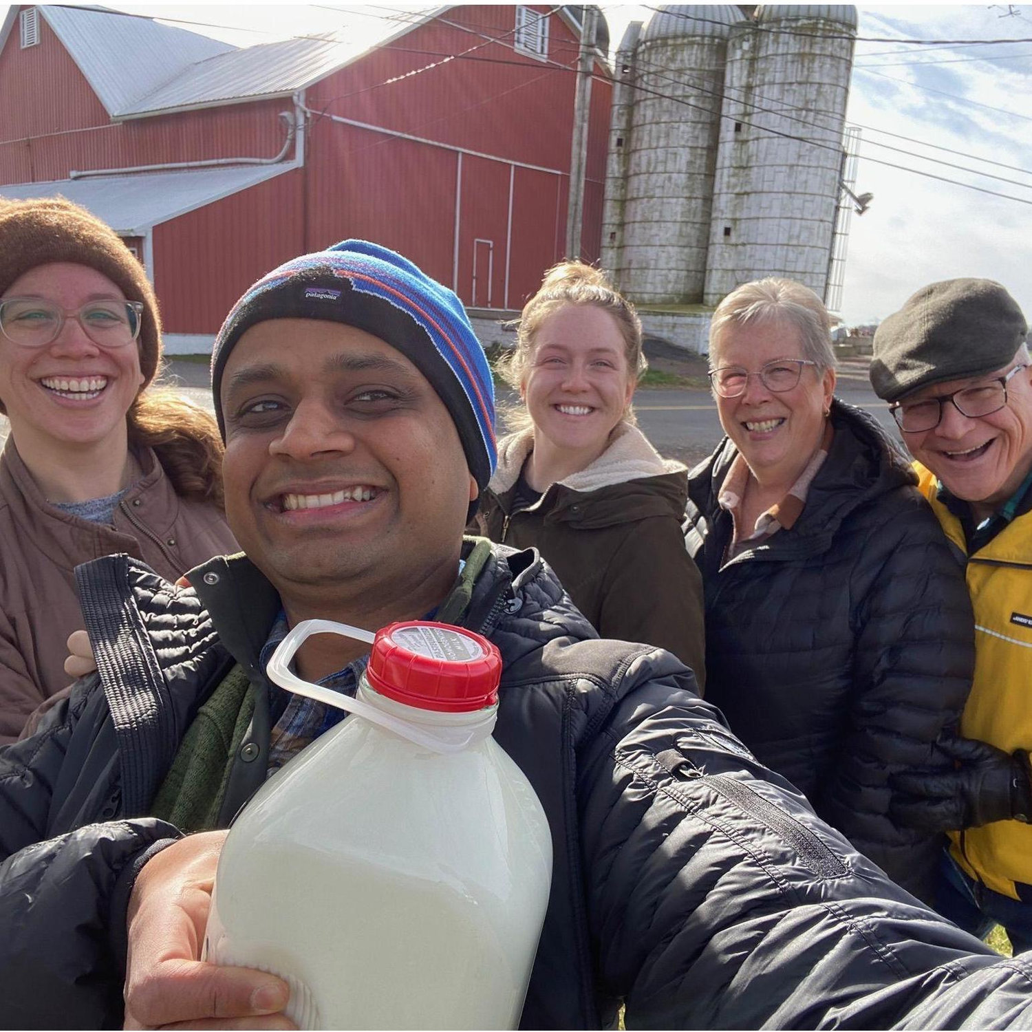 November 2023: Anuj celebrates Thanksgiving with the McMordies... and discovers his love for Perkasie dairies!