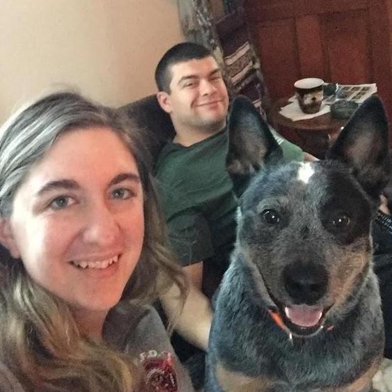 First Christmas in the house, one of the only great family photos we have!