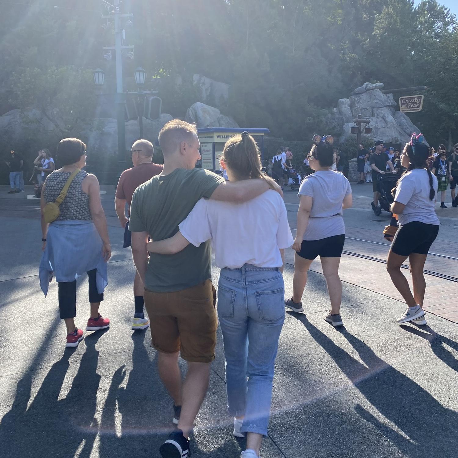 A candid Disneyland shot