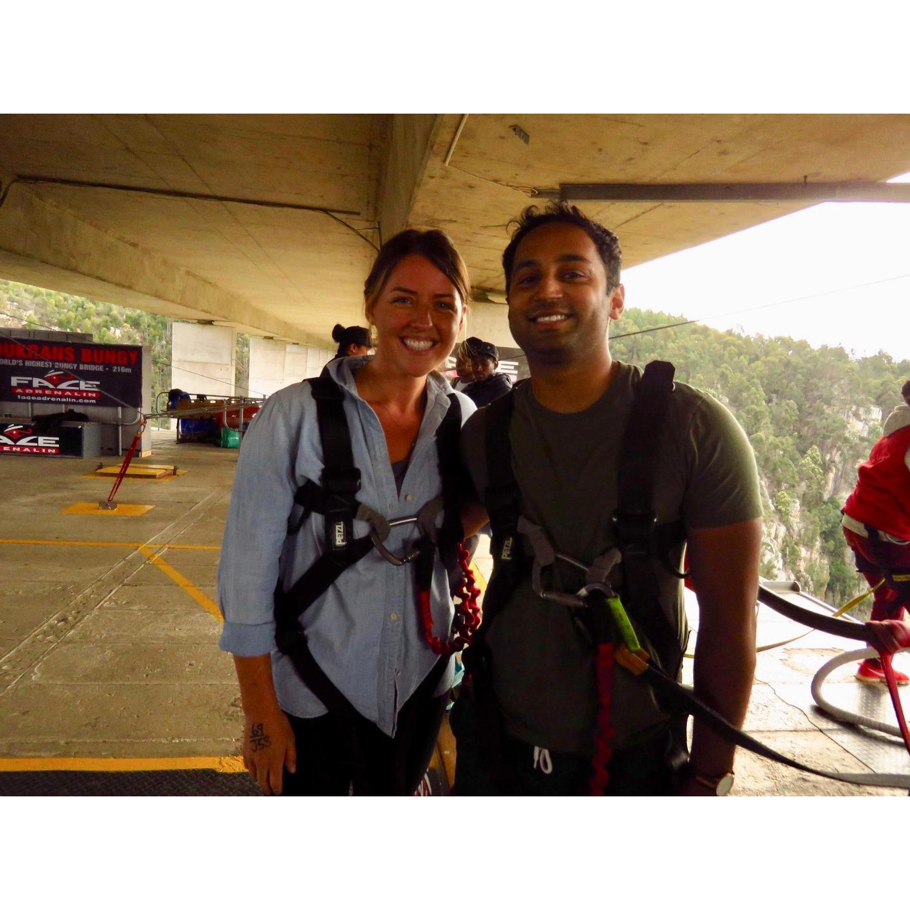 Crocodile smile before the world highest bungee jump