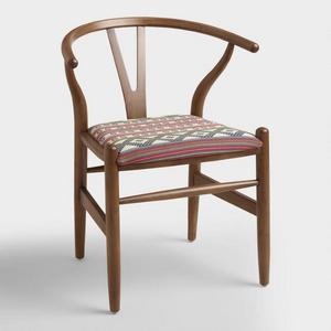 Donnan Wishbone Armchair with Upholstered Seat