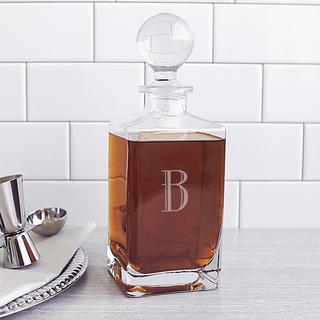 Personalized Square Whiskey Decanter