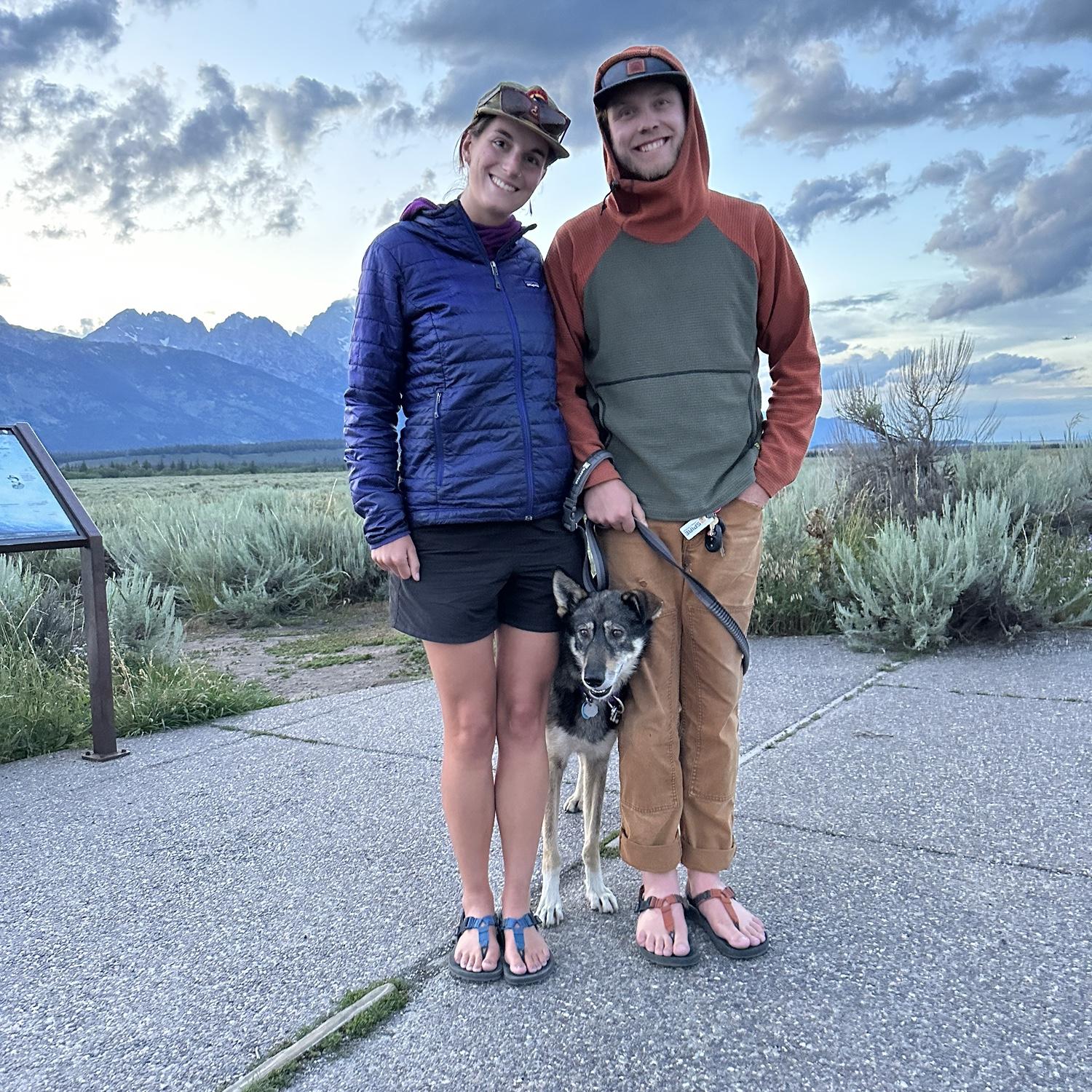 Our dog Cy’s first trip to the Tetons! 2023