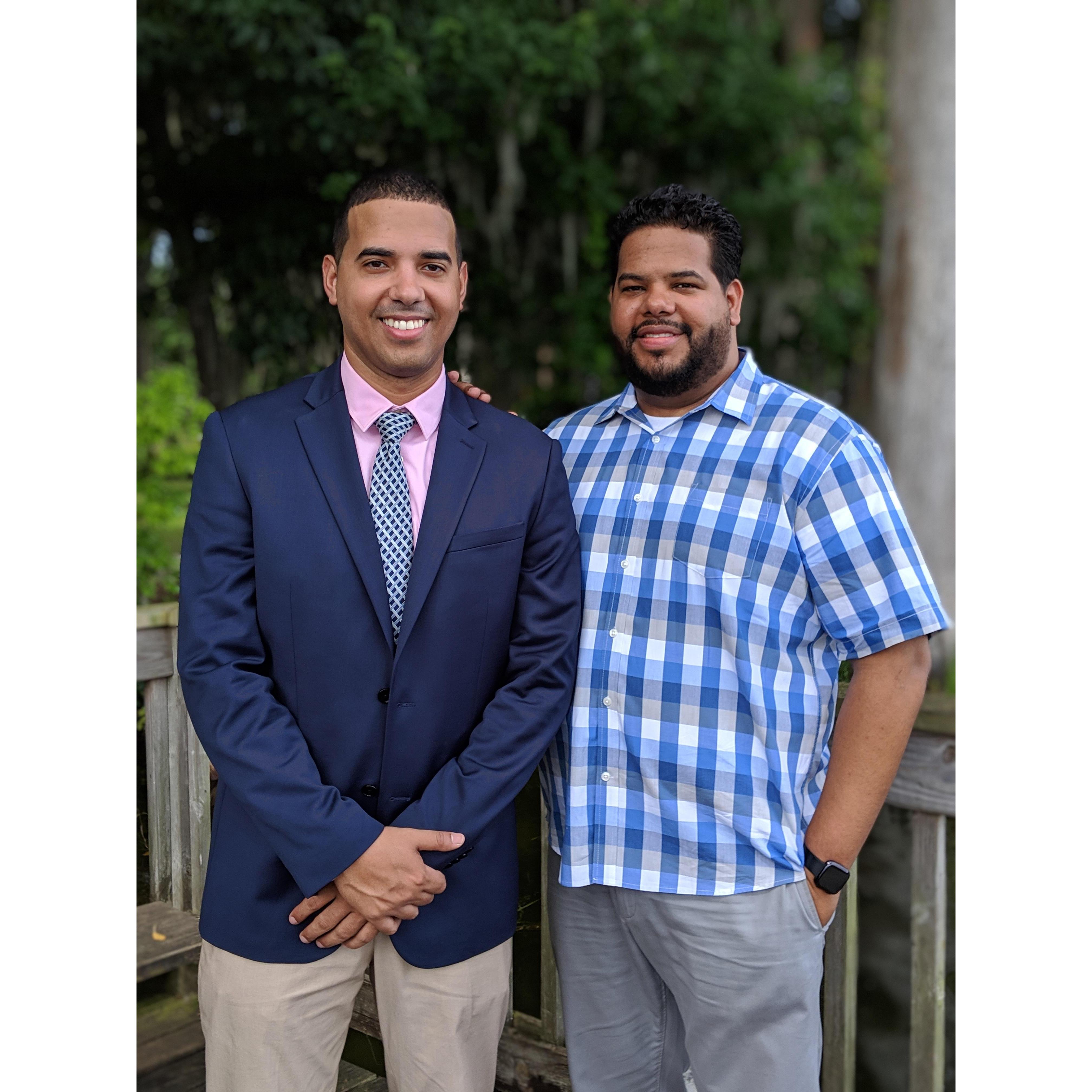 Cesar and his brother
