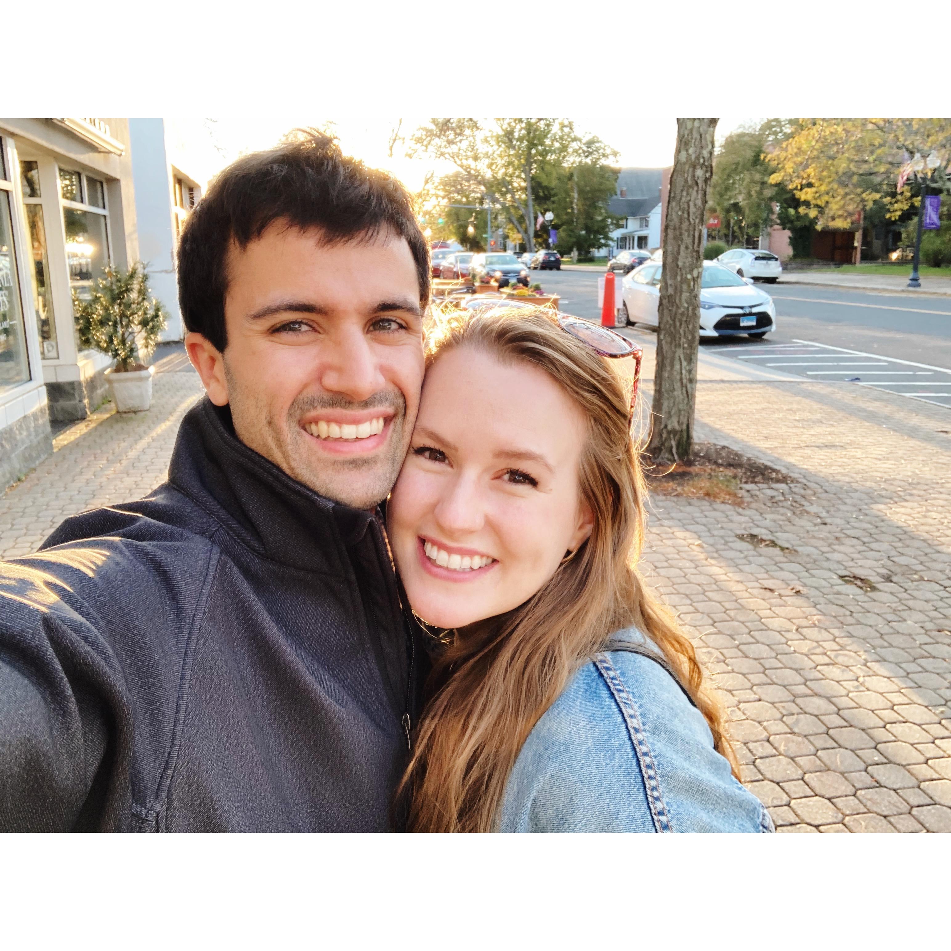 Date night in West Hartford, CT.