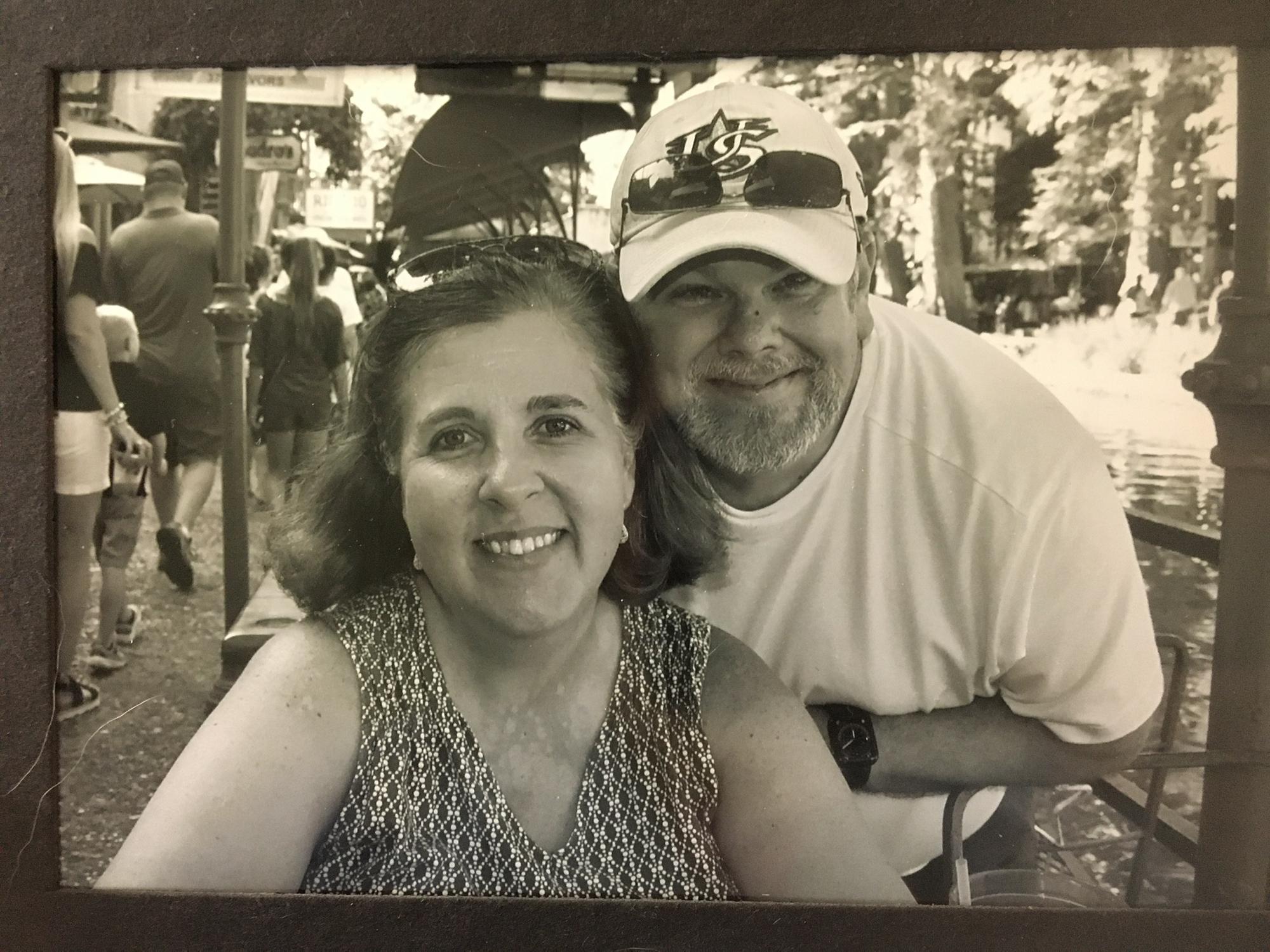 On the Riverwalk in San Antonio.