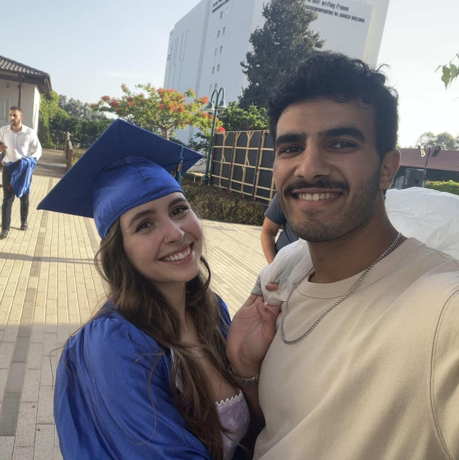 The first of many graduations we attended together.