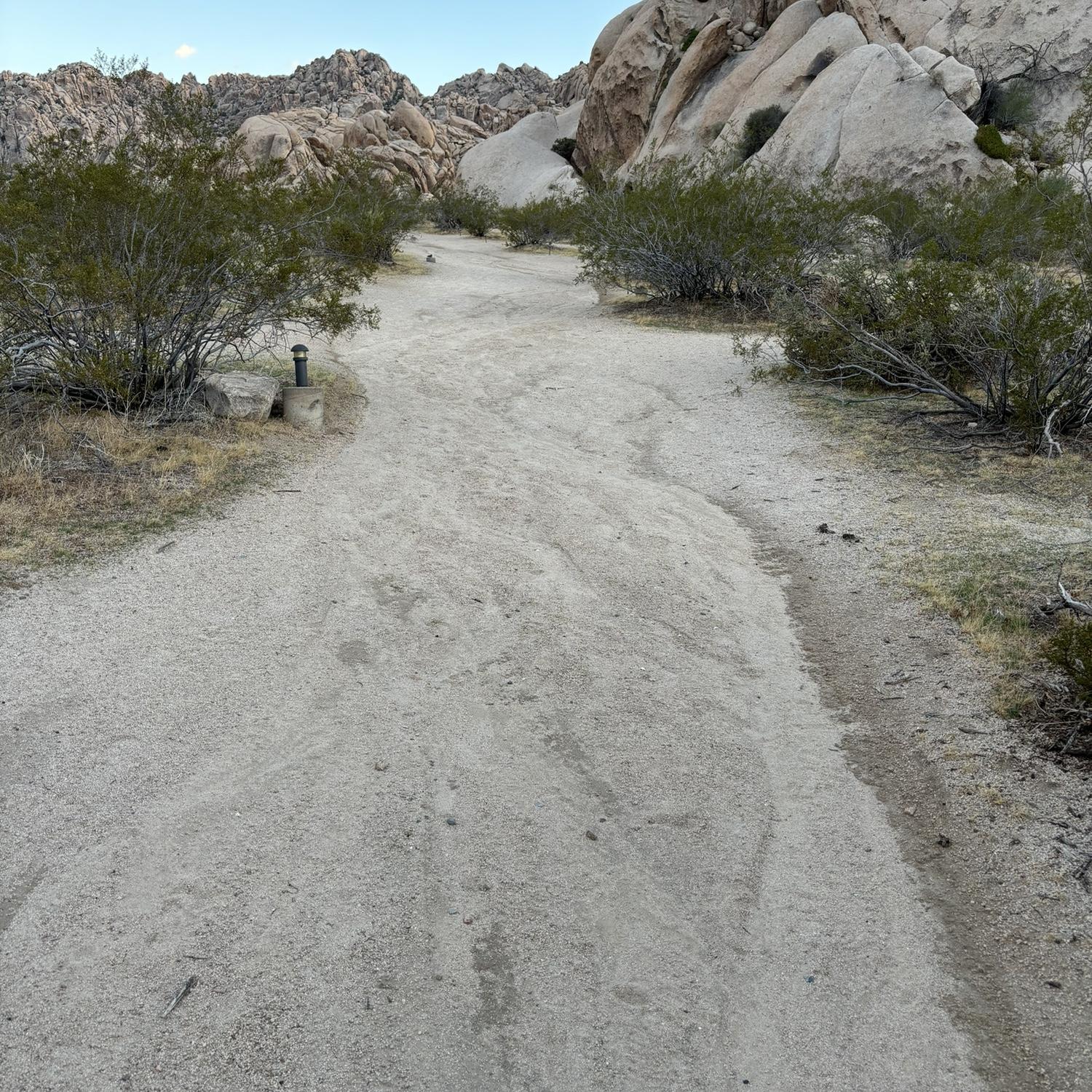 This is the path into the location. Choose your shoes wisely!