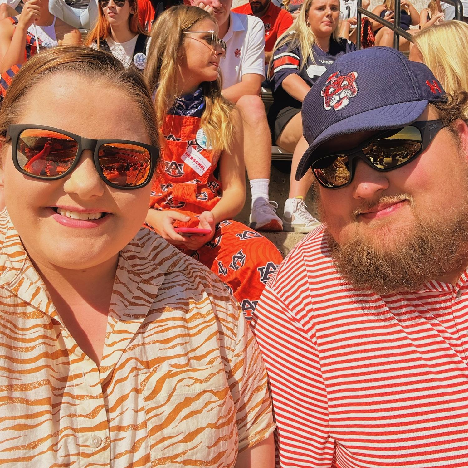 A pre-kickoff picture from Auburn at Georgia in 2022- no post-kickoff is available due to sun poisoning and handed defeat by Kirby and the Dawgs