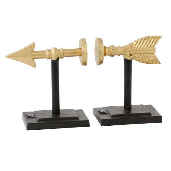 Aspire Home Accents Mackenzie Arrow Bookend Set