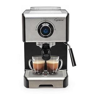 Capresso® EC300 Espresso & Cappuccino Machine in Black/Stainless Steel