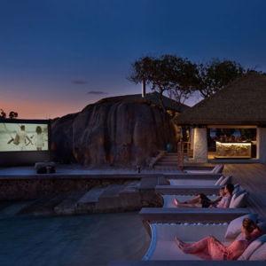 Private Outdoor Movie in Seychelles