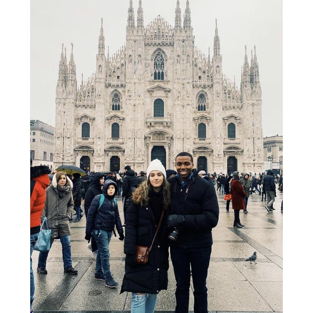 Our first time in Italy together.