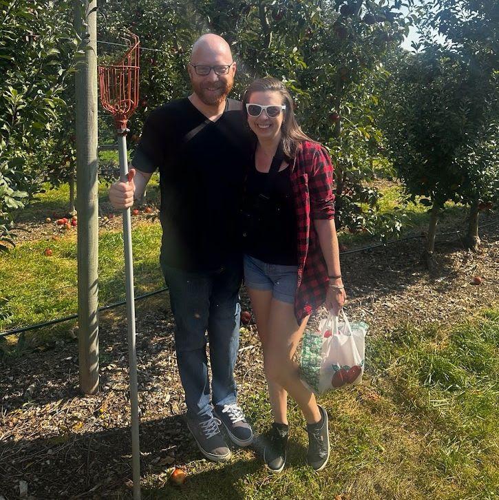 Apple picking with the Fains