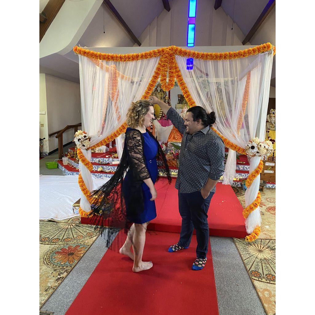 At Alex and Lex's wedding in October 2020!