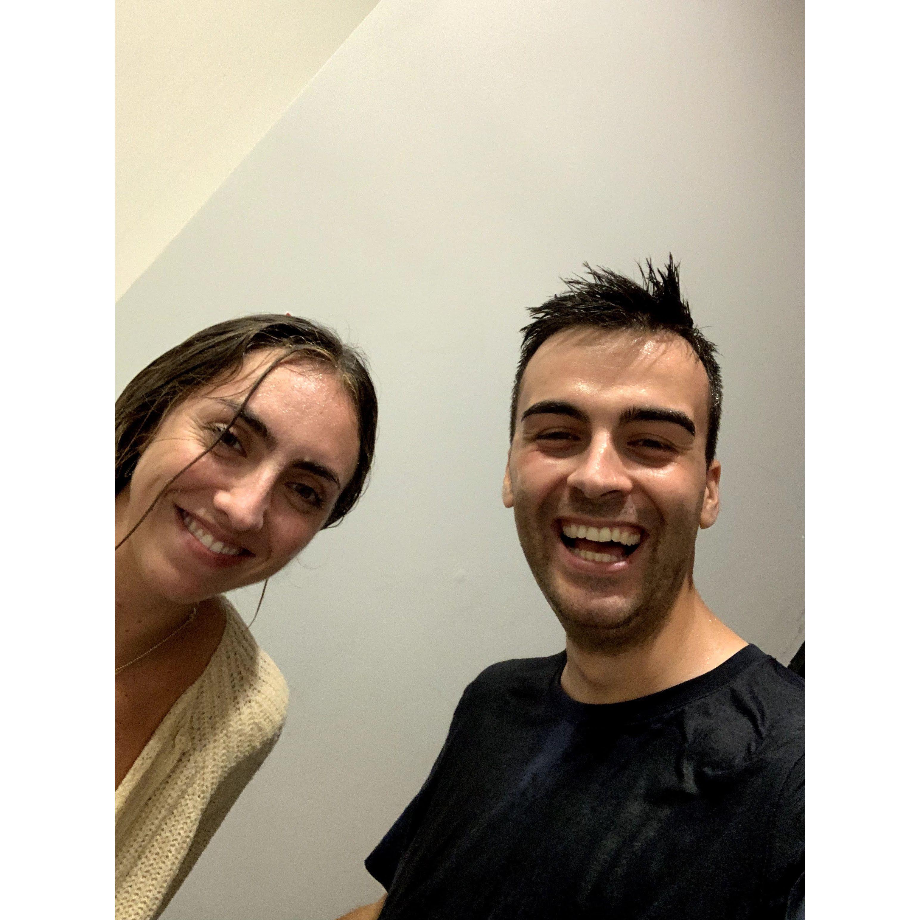 Caught in the Brooklyn downpour (August 2021)