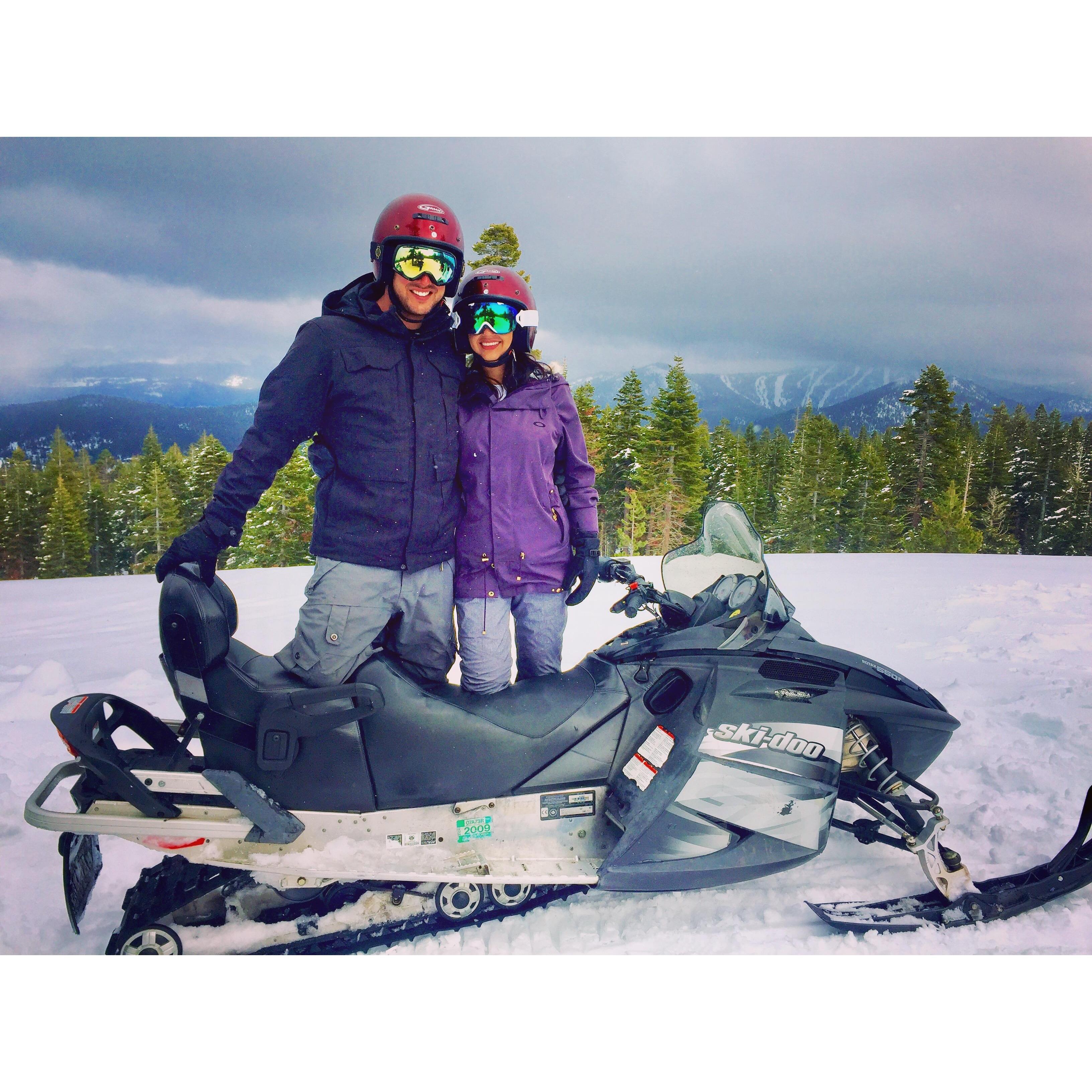 Snowmobiling in South Lake Tahoe
