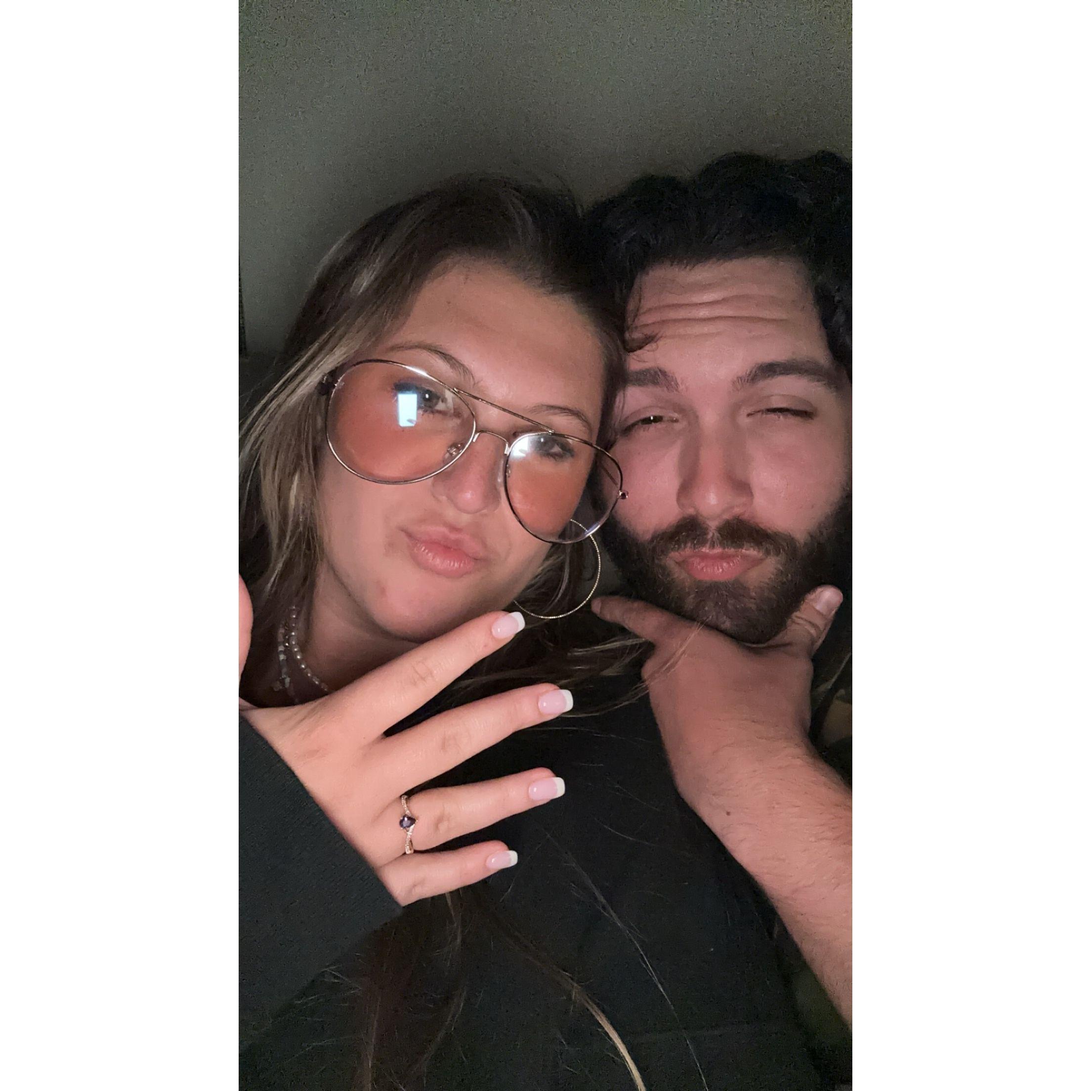 When Chris gave Mikayla her promise ring!