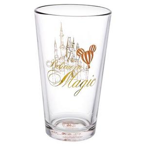 Believe in Magic Vintage Tall Glass