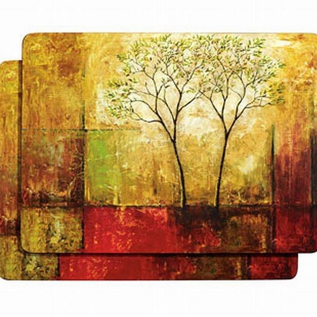 2 Morning Luster Cork Back Placemats