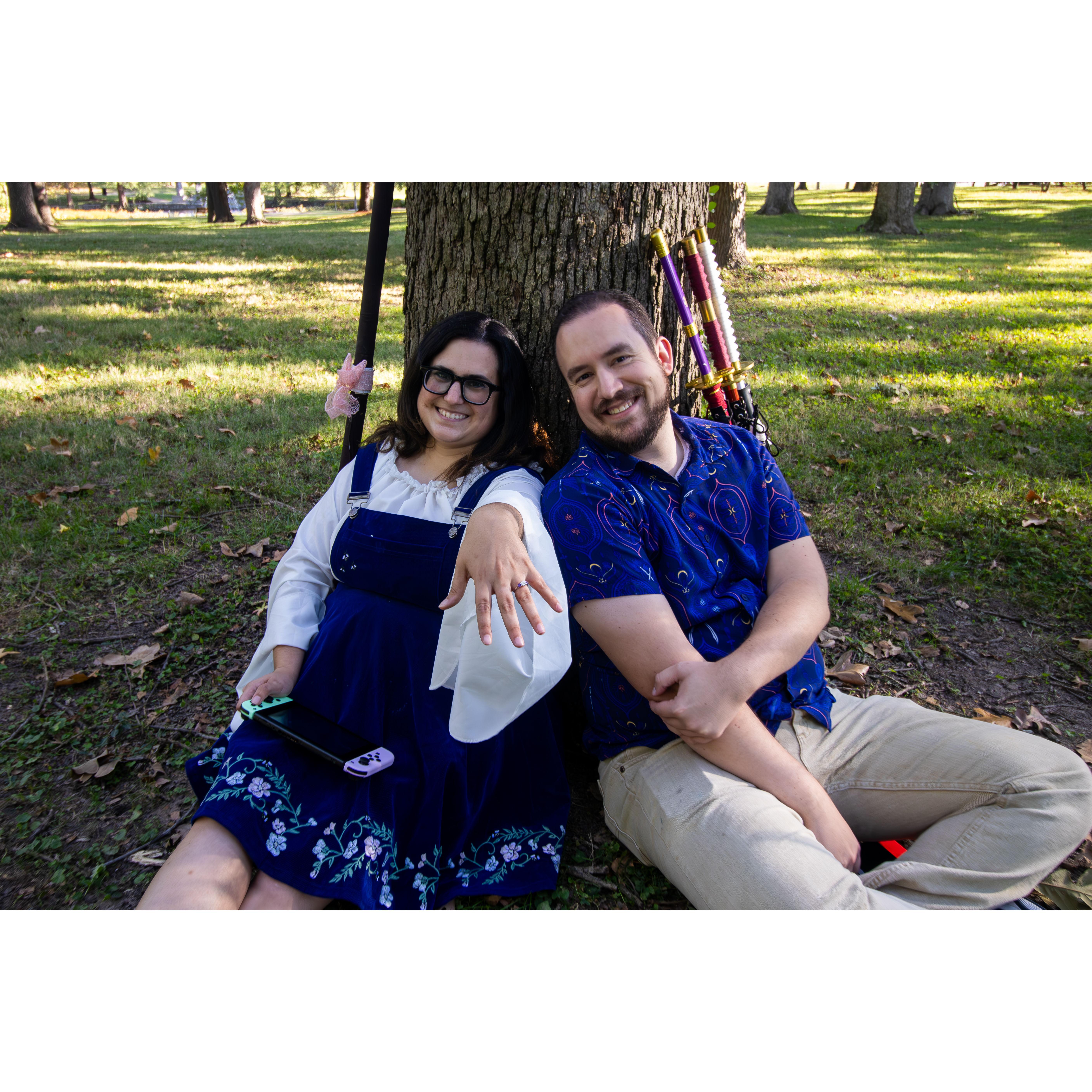 Engagement Photos done by Jess'  cousin Gaby