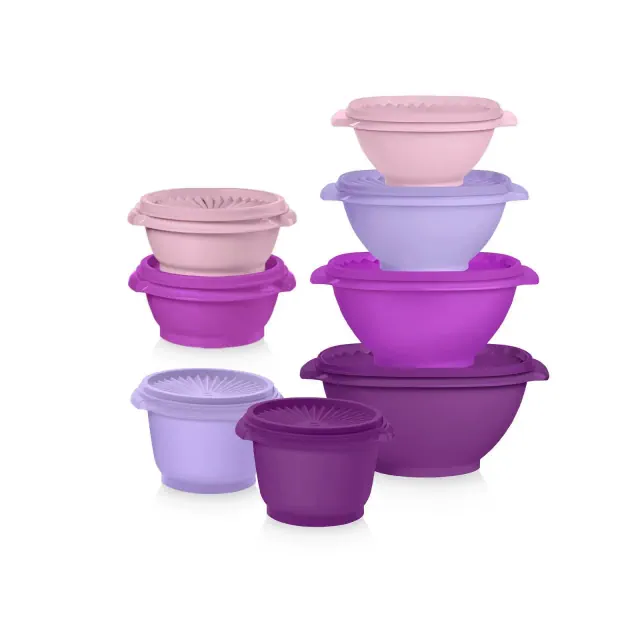 Tupperware 16pc Heritage Food Storage Container Set Lavender