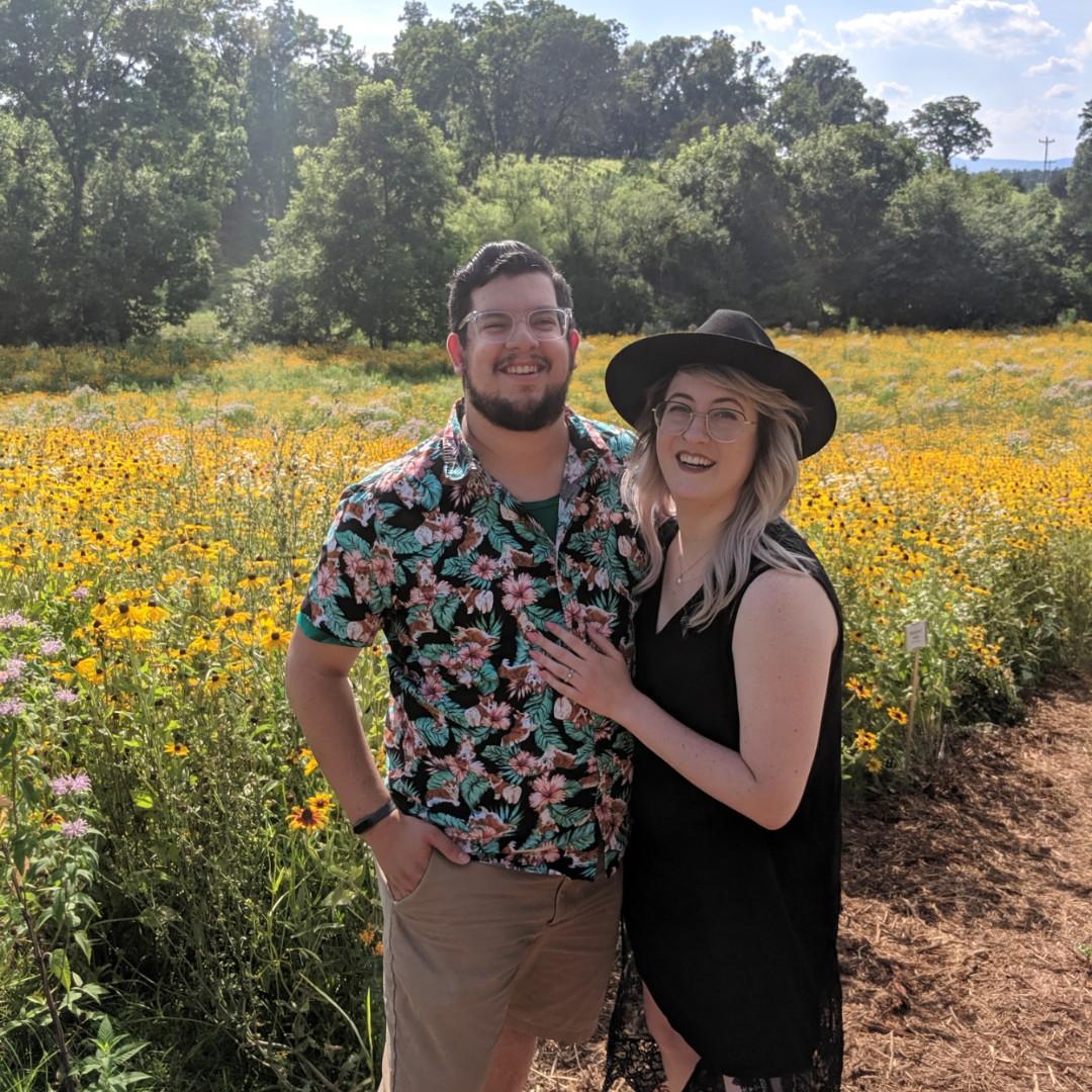 Celebrating my birthday with friends when we came back from Texas (and showing off the ring of course)