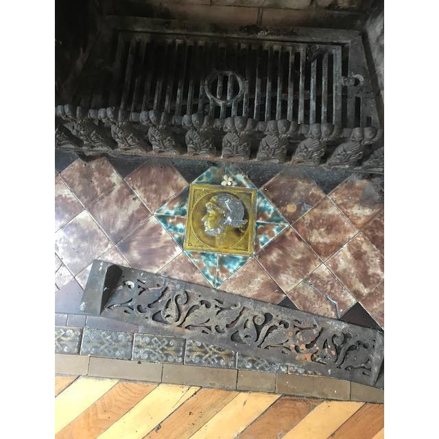 Fireplace tile