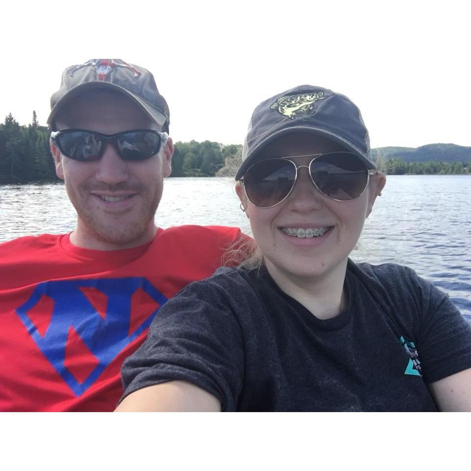Fishing on the boat in Pittsburg