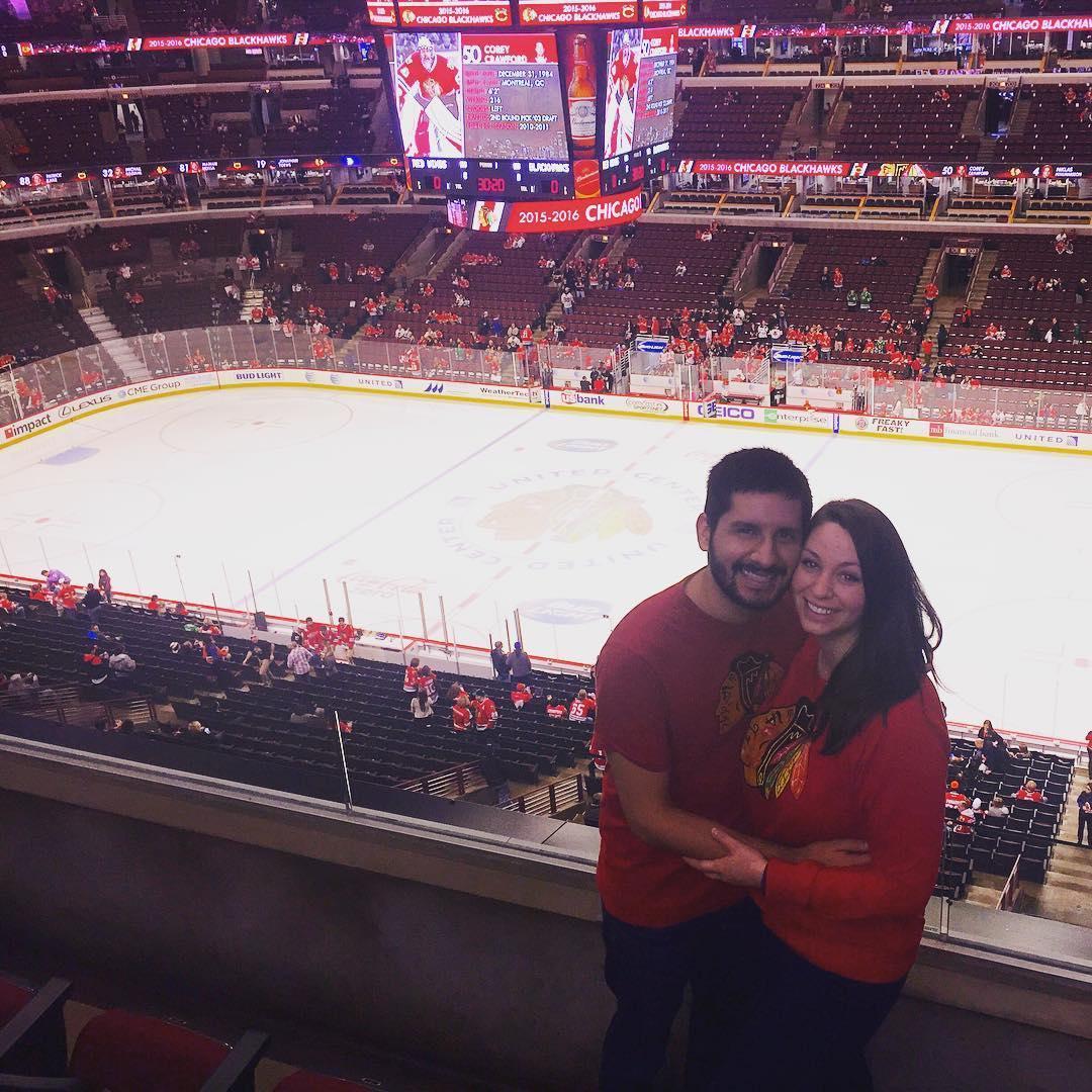 First Blackhawks game!