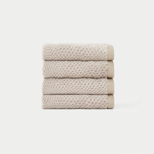 Nantucket Washcloths (set of 4) | Color: Heathered Sand