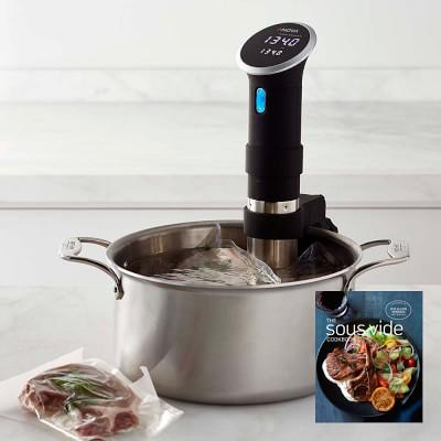 Anova Sous Vide with Williams Sonoma Sous Vide Cookbook