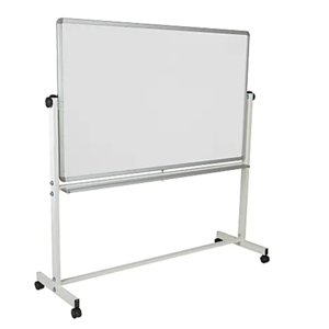 Reversible Magnetic Dry Erase Whiteboard 64 34 x 64 14 - Office Depot