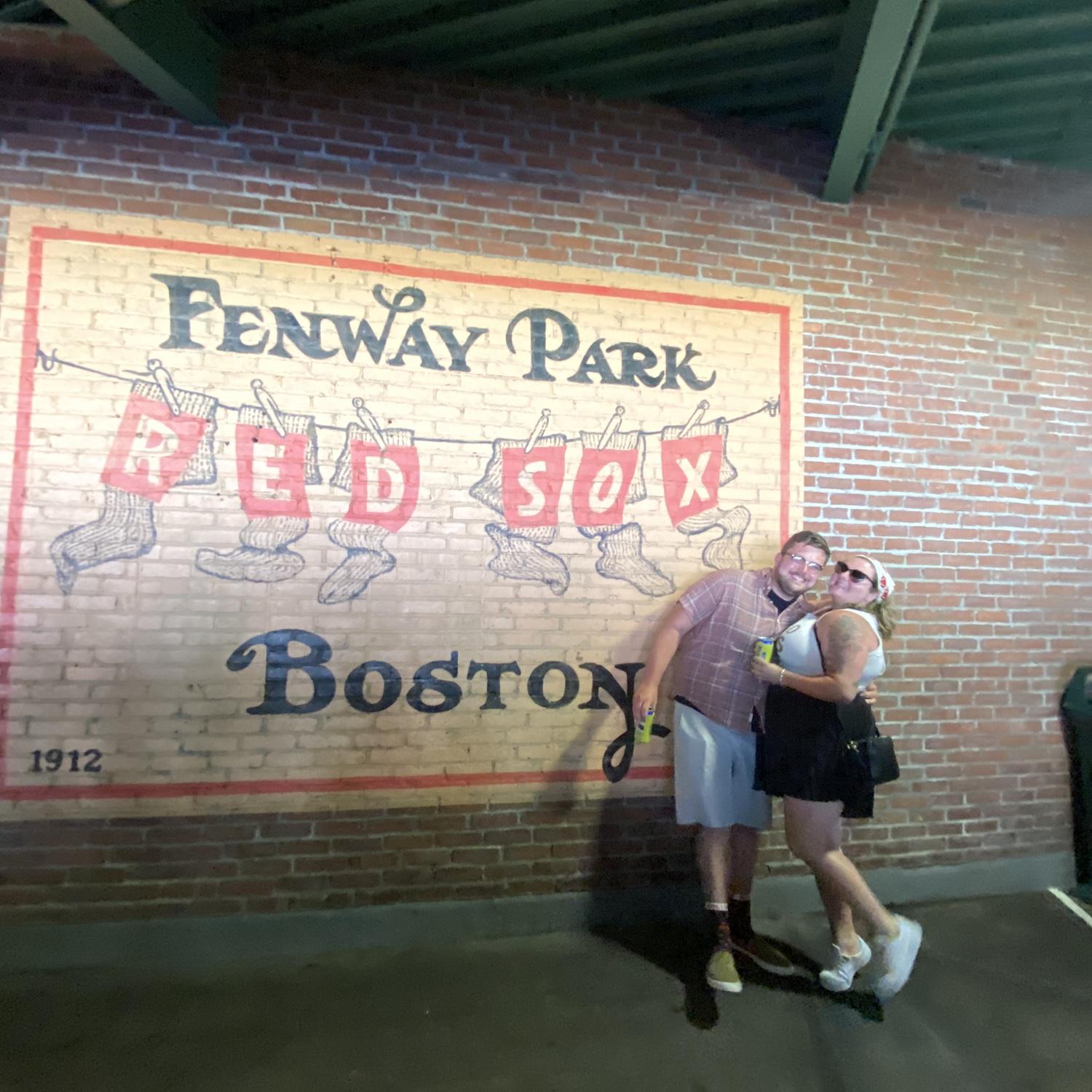 Brandon's first trip to Fenway Park- Boston, MA