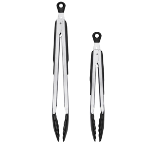 OXO Good Grips 2-Piece Tongs with Nylon Heads Set