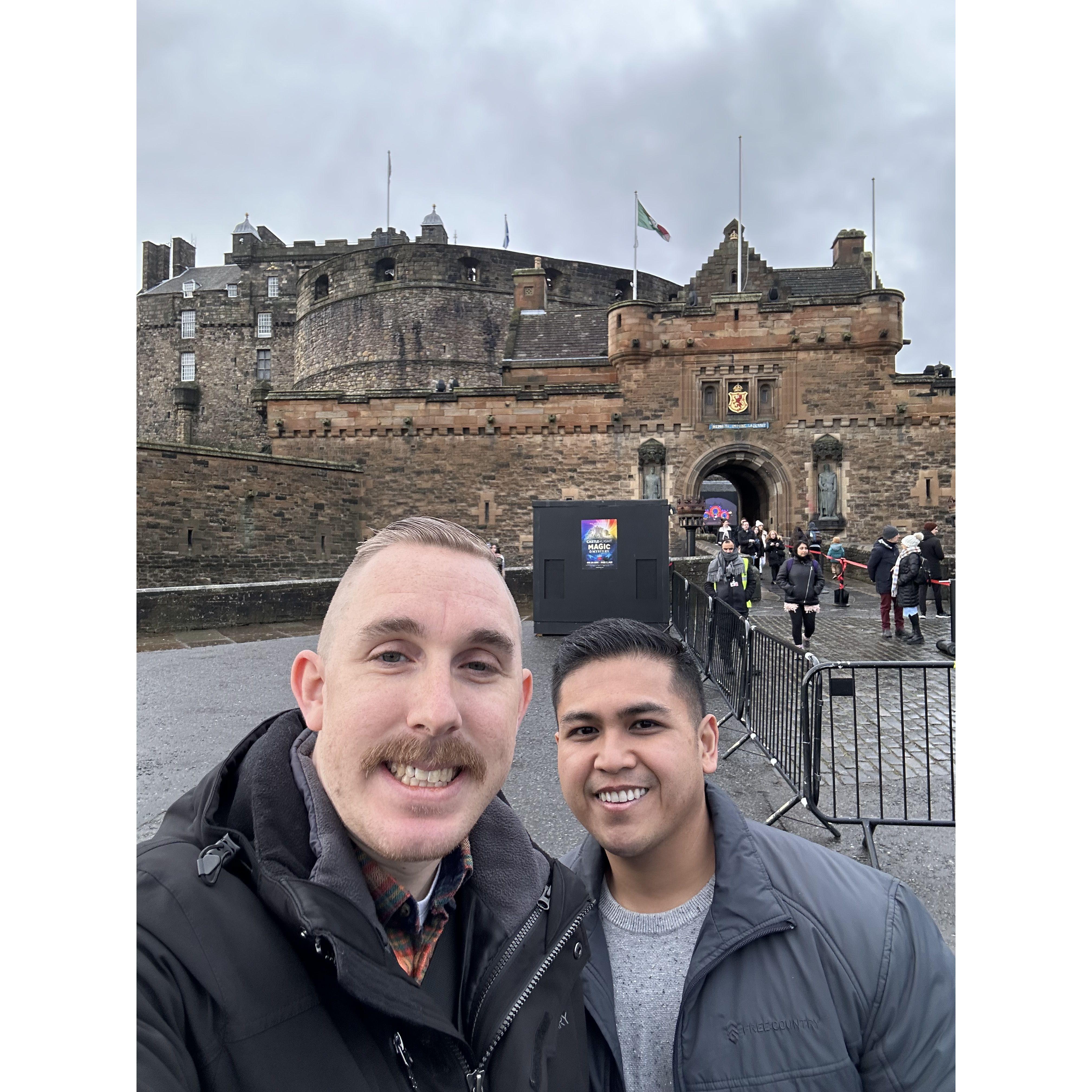 Exploring some castles together