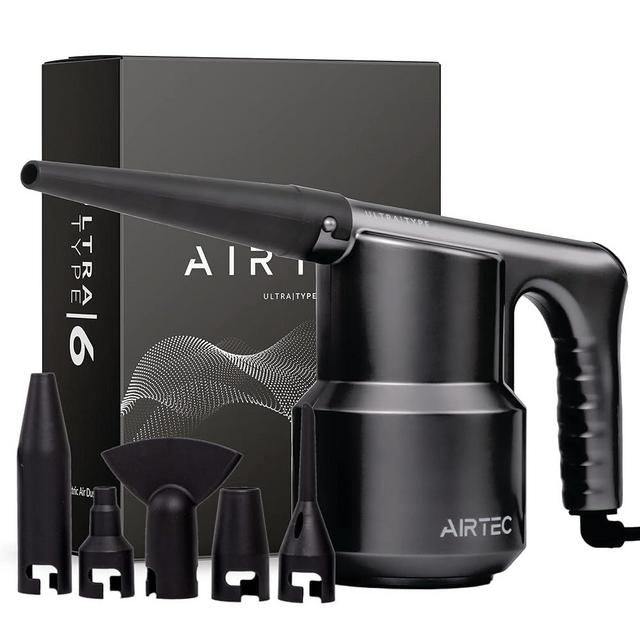 IT Dusters AirTec Ultra Electric Air Duster Blower for PC, Laptop, Console, Electronics and Home Cleaning, Environmental Alternative to Spray air can Duster Keyboard Cleaner (Type 6)