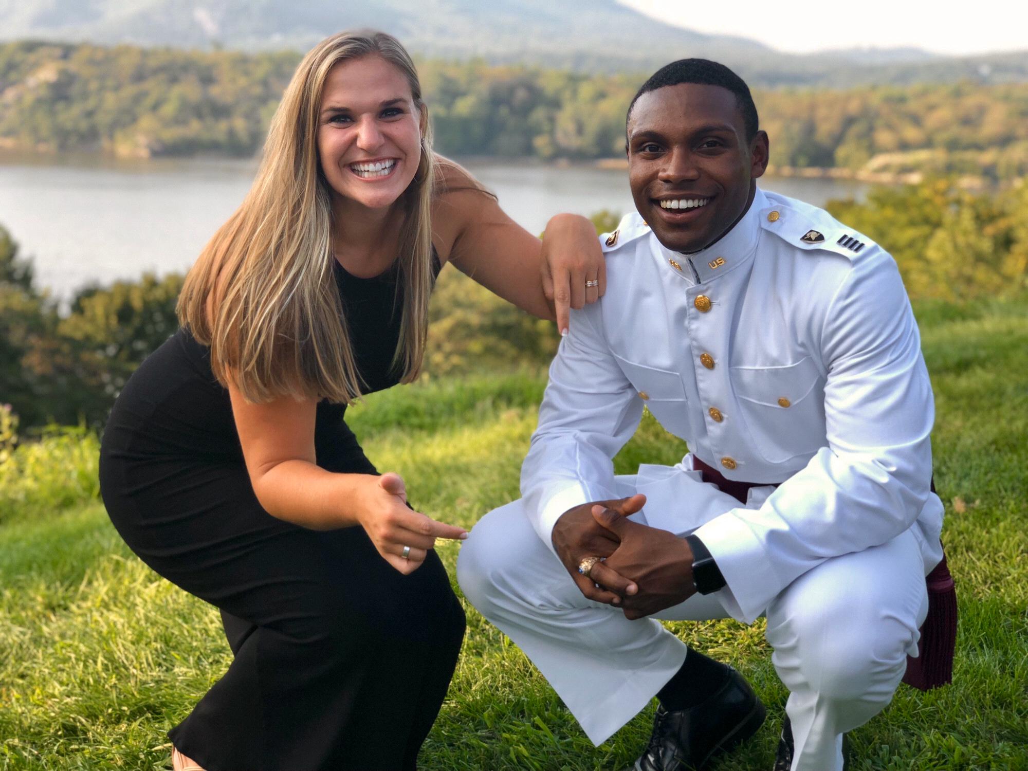 Ray’s ring ceremony and 100 days left until graduating Westpoint!