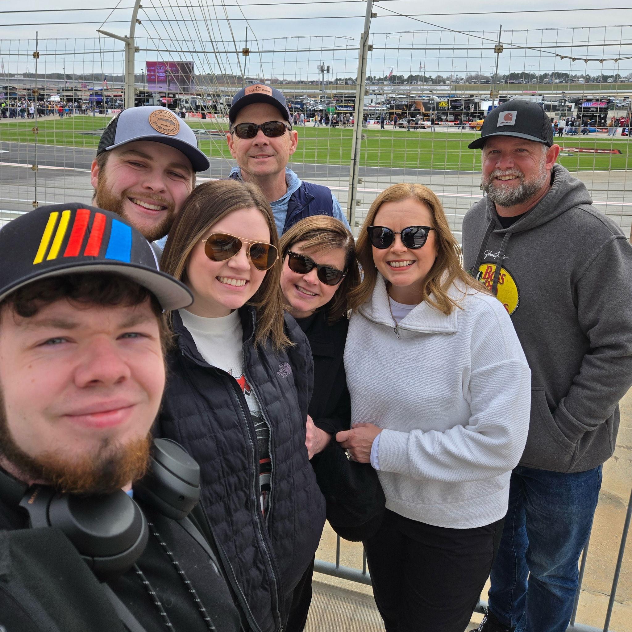 Our first Nascar race