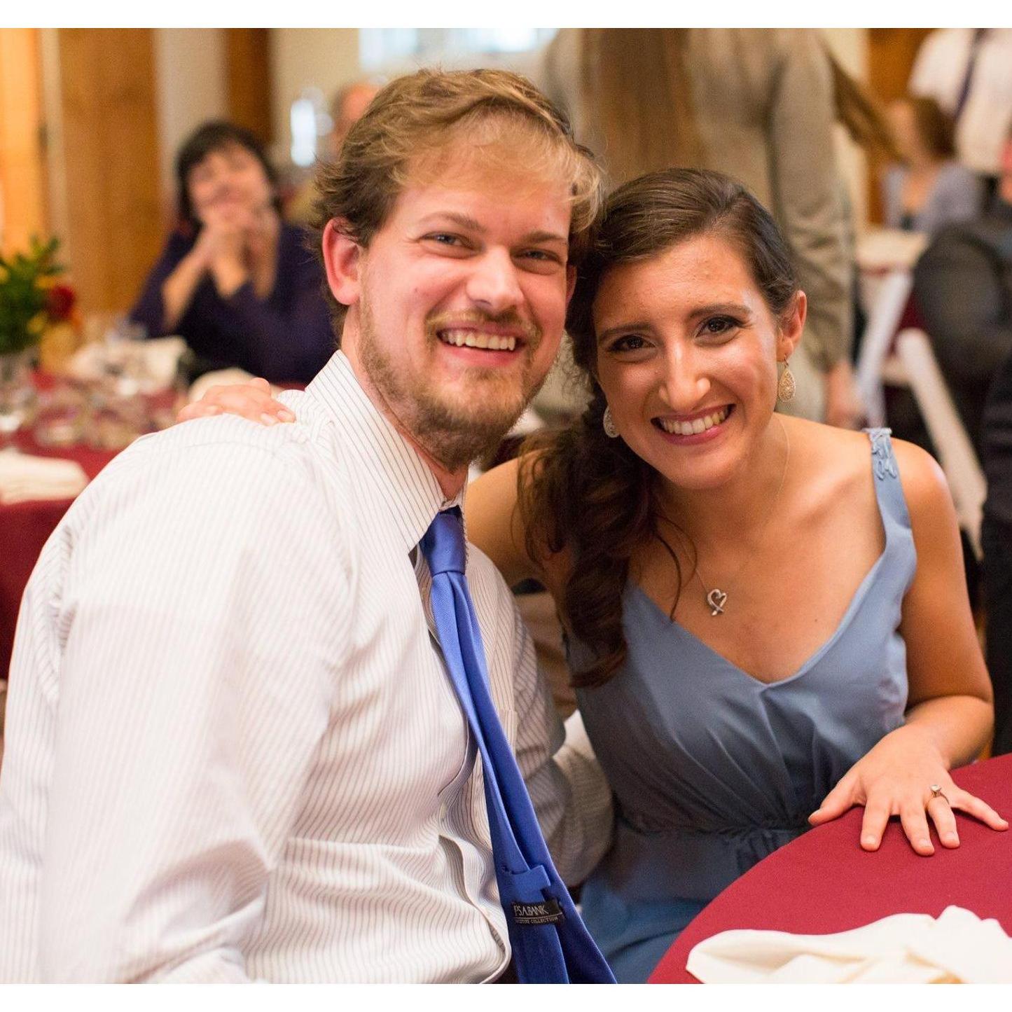 At Valerie Zetts' (now Mills...almost forgot!) wedding!