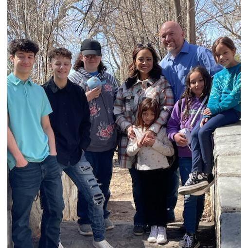 Engagement family photo.