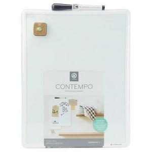 UBrands - Ubrands Comtempo White Frame Magnetic Dry Erase Board - 11" x 14"