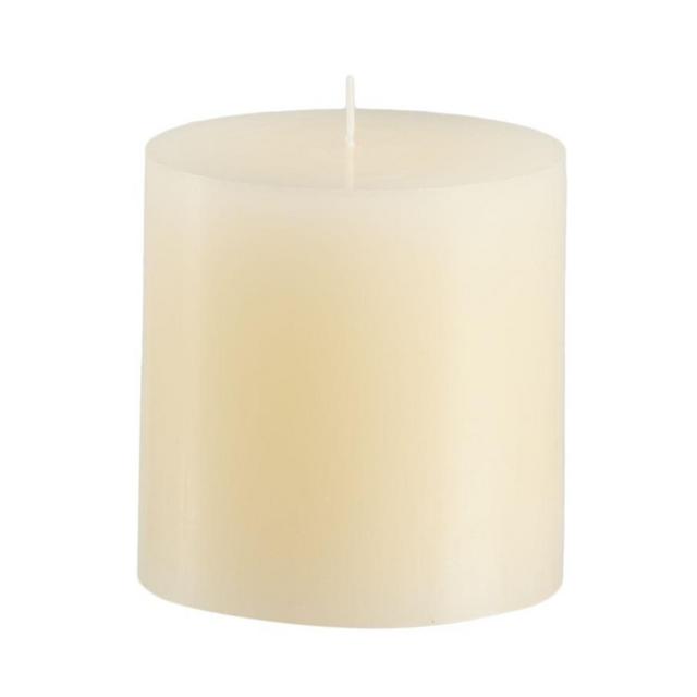 Unscented Pillar Candles, Ivory - 3 x 3